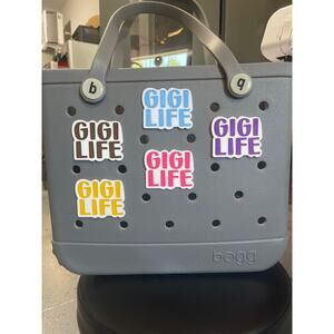 Lot of 5 Slightly Imperfect Gigi Life Bogg Bag Charms